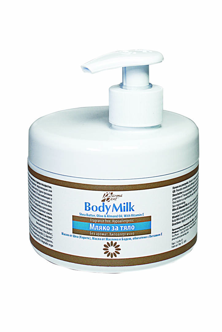 PHD МЛЯКО ЗА ТЯЛО С МАСЛА ОТ ШЕА, БАДЕМ И МАСЛИНА – 330 ML